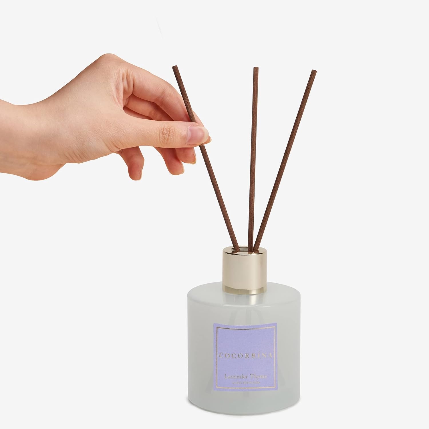 image:imageCOCORRNA Refill Sandalwood Rose 67 Floz Reed Diffuser Refill with 8 SticksLavender Thyme Flower
