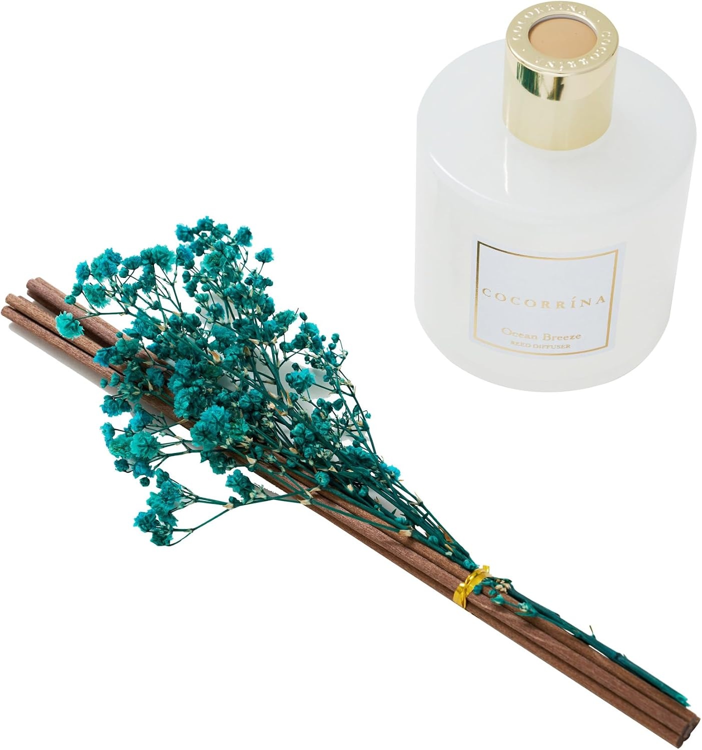 image:imageCOCORRNA Refill Sandalwood Rose 67 Floz Reed Diffuser Refill with 8 SticksOcean Breeze Flower