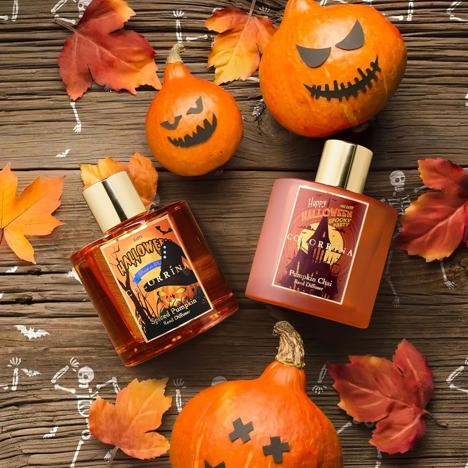 image:imageCOCORRNA Refill Sandalwood Rose 67 Floz Reed Diffuser Refill with 8 SticksPumpkin Chai Flower