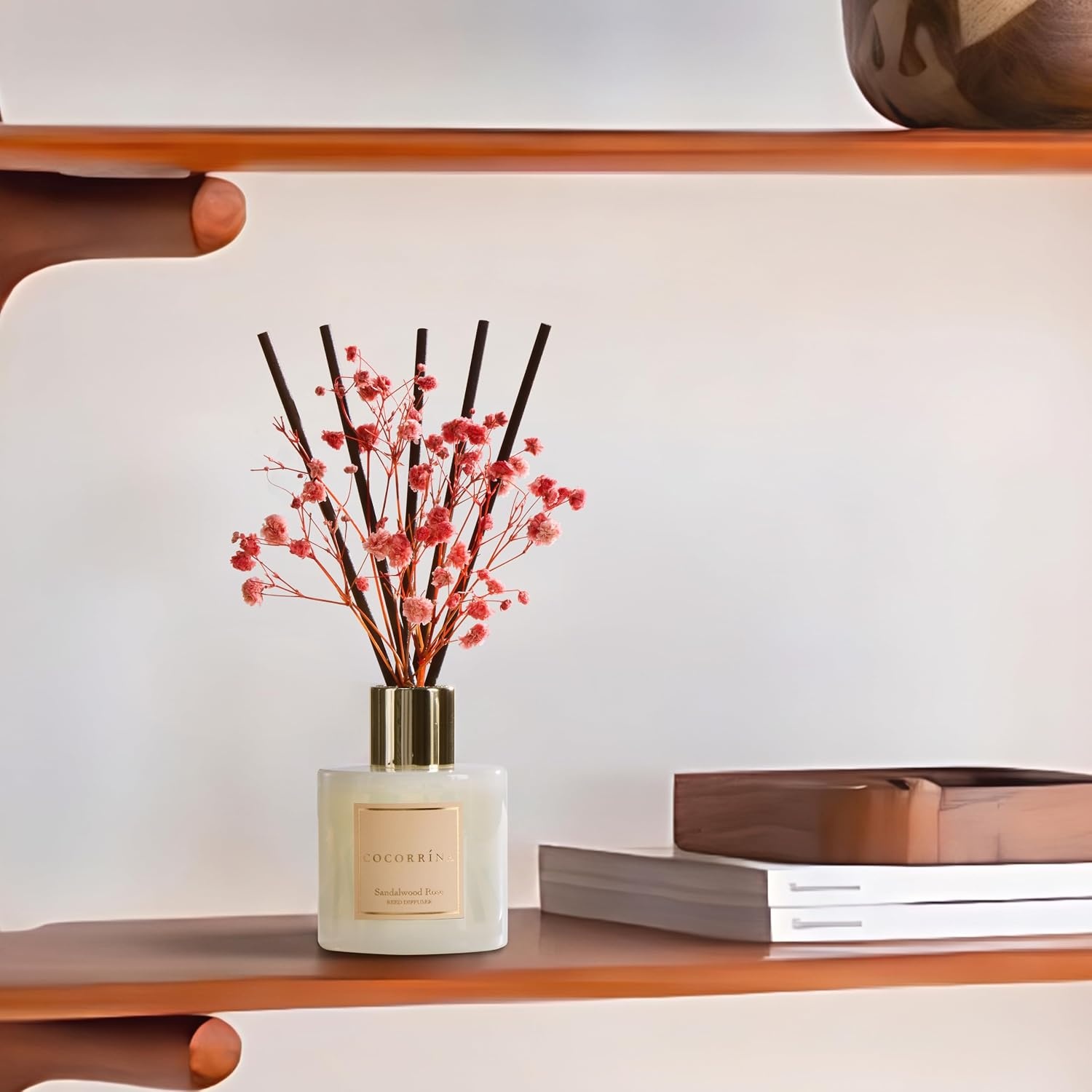 image:imageCOCORRNA Refill Sandalwood Rose 67 Floz Reed Diffuser Refill with 8 SticksSandalwood Rose Flower