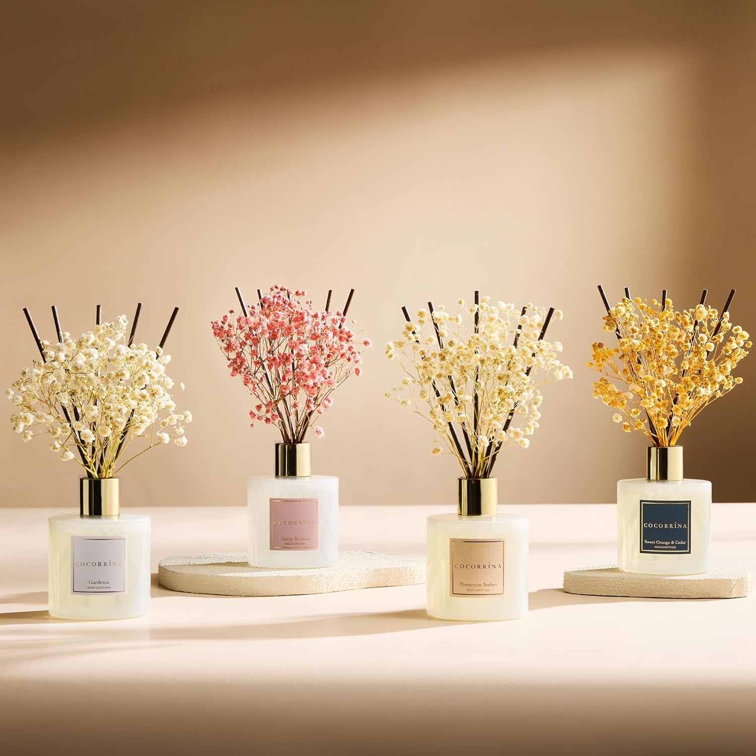 image:imageCOCORRNA Refill Sandalwood Rose 67 Floz Reed Diffuser Refill with 8 SticksSandalwood Rose Flower
