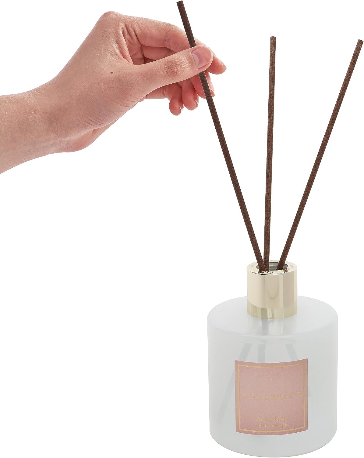 image:imageCOCORRNA Refill Sandalwood Rose 67 Floz Reed Diffuser Refill with 8 SticksSatin Rose Flower