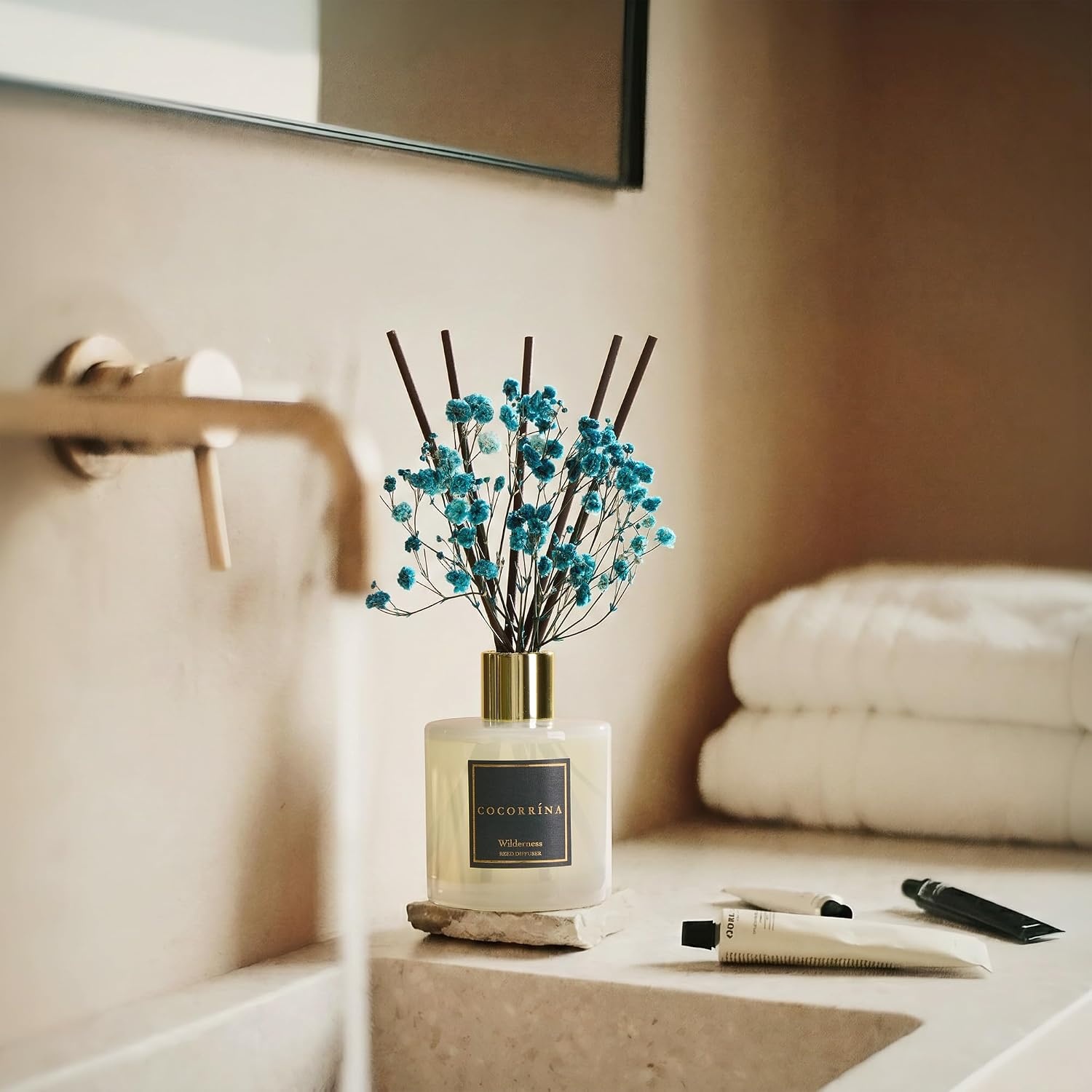 image:imageCOCORRNA Refill Sandalwood Rose 67 Floz Reed Diffuser Refill with 8 SticksWilderness Flower