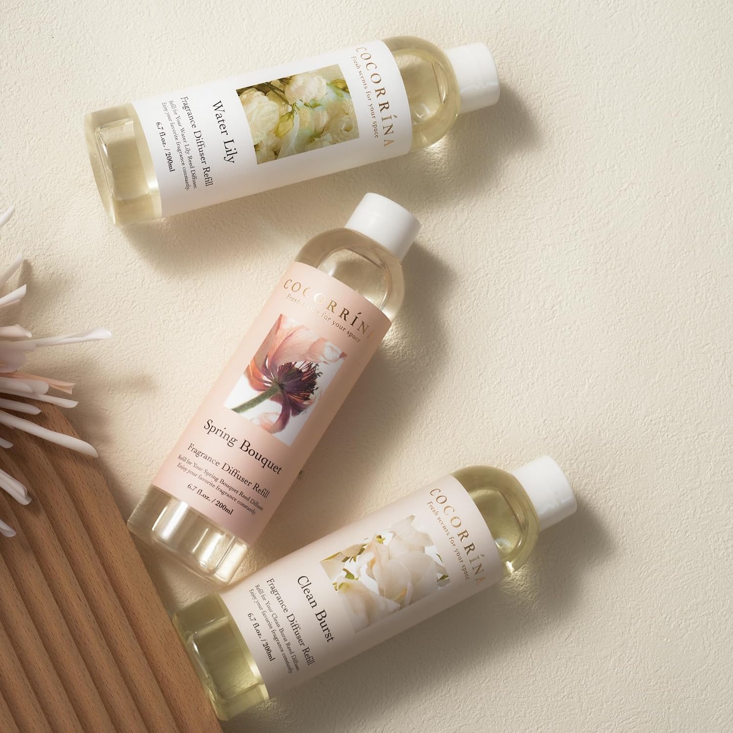 image:imageCocorrna Reed Diffuser Refill Lavender Thyme 67 oz 2 Packs Reed Diffuser Oil RefillVanilla