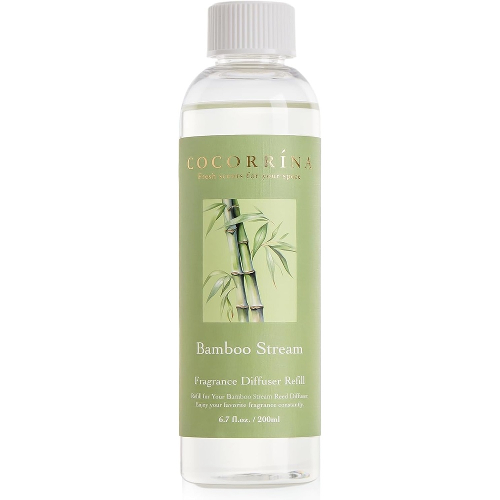 image:imageCocorrna Reed Diffuser Refill Lavender Thyme 67 oz 2 Packs Reed Diffuser Oil RefillBamboo Stream