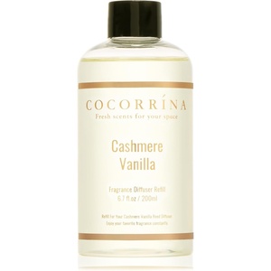 COCORRÍNA Refill – Sandalwood Rose 6.7 Fl.oz Reed Diffuser Refill with 8 Sticks(Cashmere Vanilla – Refill)